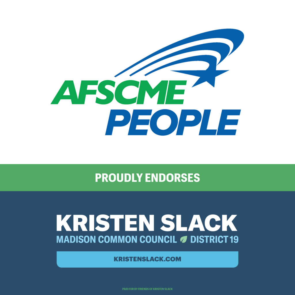 Logo of the American Federation of State, County, and Municipal Employees - AFSCME People